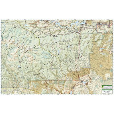 Flaming Gorge národní park Utah turistická mapa GPS komp. NGS – Sleviste.cz