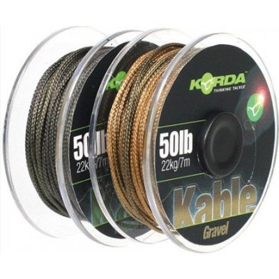 KORDA šňůra Kable Leadcore 25m 50 lb Gravel – Hledejceny.cz