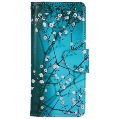 TopQ Xiaomi Redmi 12 knížkové Modré s květy – Zboží Mobilmania