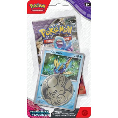 Pokémon TCG Temporal Forces Checklane Blister booster Carvanha – Zboží Mobilmania