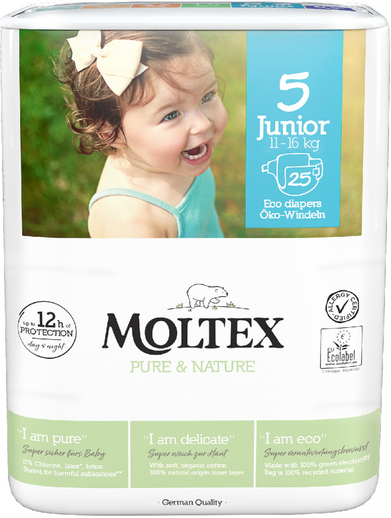 Moltex Pure & Nature Junior 5 11-16 kg 25ks