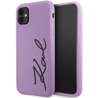 AppleMix KARL LAGERFELD Signature Apple iPhone 11 / Xr - silikonový - fialové – Hledejceny.cz