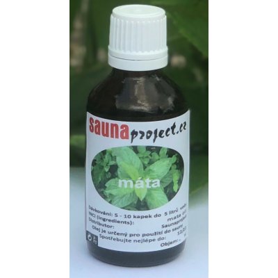 Saunaproject esence Máta10 ml – Hledejceny.cz
