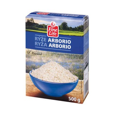 Fine Life Rýže Arborio 0,5 kg – Zbozi.Blesk.cz