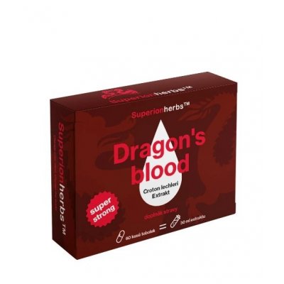 Superionherbs Dračí krev Dragons Blood Extrakt 60 kapslí – Hledejceny.cz
