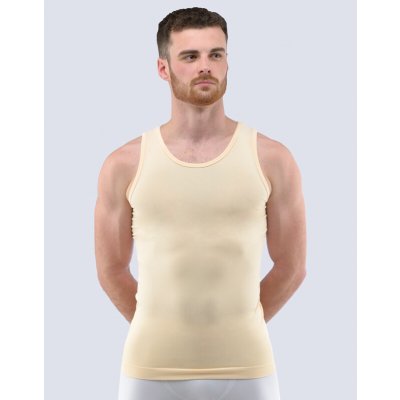 Gina pánské tílko bamboo 58005P tělová – Zboží Dáma