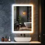 IREDA Koupelnové zrcadlo s LED osvětlením 80 x 60 cm 92024 – Sleviste.cz