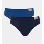 Sloggi pánské slipy GO Natural Brief C2P Blue DARK COMBINATION modrá M008 – Hledejceny.cz
