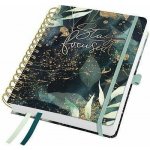 Sigel 7J603 Spirálový Jolie A5 týdenní 2027 Glamorous Leaves – Zboží Dáma