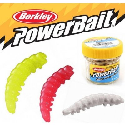 Berkley Vosí larvy Powerbait 2,5 cm ŽLUTÁ 55 ks