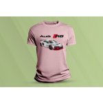Sandratex dětské bavlněné tričko Audi R8 GT. růžová