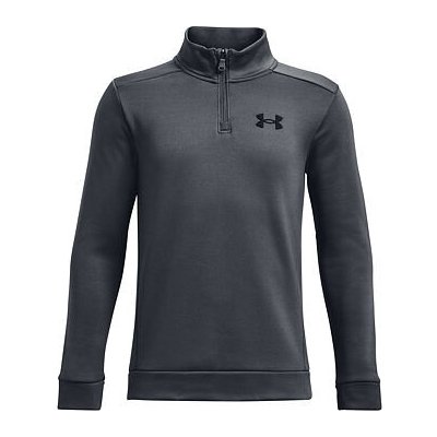 Under Armour Boys' Armour Fleece 1/4 Zip gray/black – Zboží Mobilmania