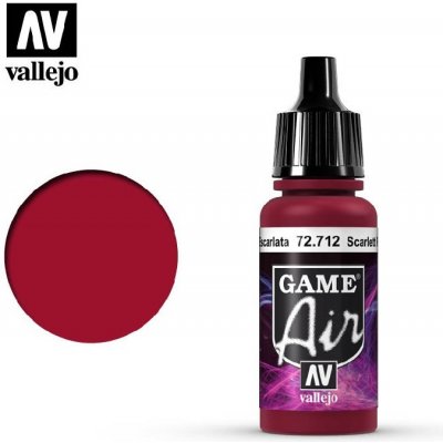 Vallejo Game Air: Scarlett Red 17ml airbrush barva na modely – Zboží Mobilmania