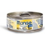 Monge Natural Cat tuňák & kuře & kukuřice 80 g – Zboží Mobilmania