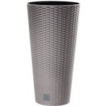 Prosperplast RATO TUBUS Květináč 20x38,1 cm ratan antracit – Hledejceny.cz