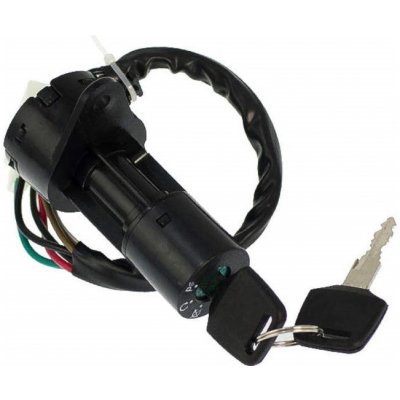 Spínací skříňka ATV, 3 polohy 0/START/Parkovací světla - konektor samice 6 pin | Zboží Auto