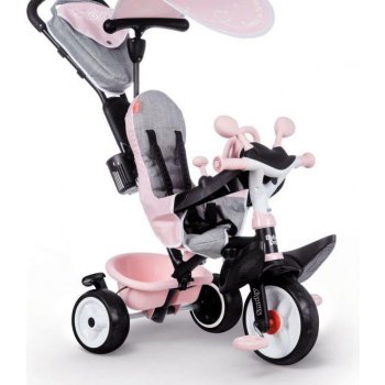 Smoby Baby Driver Plus růžová