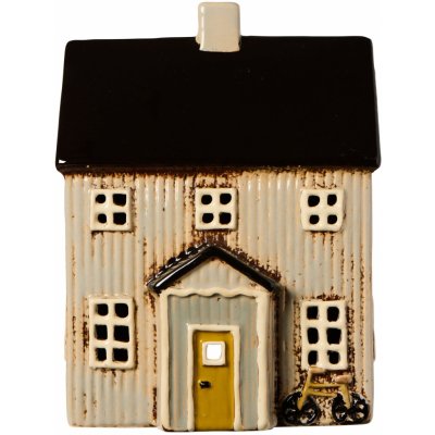 Ib Laursen Kameninový svícen Visby Bicycle in Front, béžová barva, keramika – Hledejceny.cz