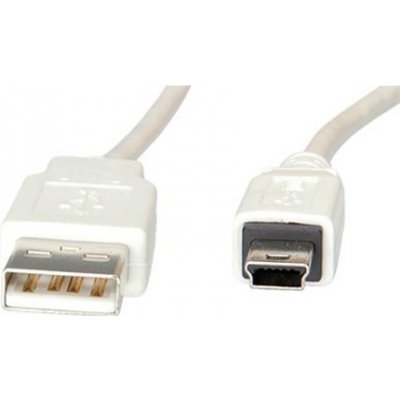 OEM Kabel USB A(M) - miniUSB 5pin B(M), 0,8m (Nikon UC-E4, UC-E5, Olympus CB-USB4, Fuji FZ05365-100) 11.99.8708