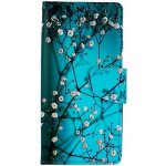 TopQ Xiaomi Redmi Note 9 Pro knížkový Modrý s květy – Hledejceny.cz
