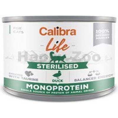 Calibra Life Sterilised Duck 0,2 kg – Hledejceny.cz