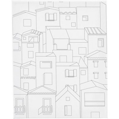 Creative Malířské plátno s předtiskem 24x30 cm MĚSTO – Hledejceny.cz
