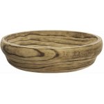Madam Stoltz Dřevěná mísa Dark Natural přírodní dřevo 35 cm – Hledejceny.cz