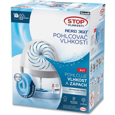 Ceresit Stop vlhkosti Aero 360° přístroj bílý + tableta 450g – Zboží Dáma