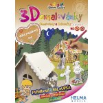 3D omalovánka A4 SET Perníková chaloupka – Zboží Dáma