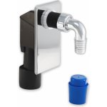 Pračkový sifon DN 40/50 podomítkový nerez PP – Zboží Dáma