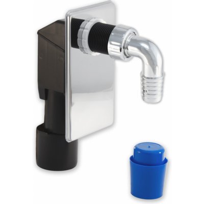 Pračkový sifon DN 40/50 podomítkový nerez PP – Zboží Dáma