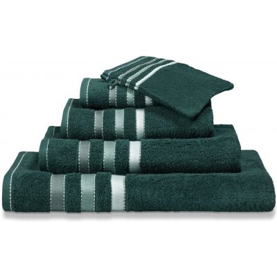 Vandyck Ručník Prestige Lines Dark green 40 x 60 cm – Zbozi.Blesk.cz