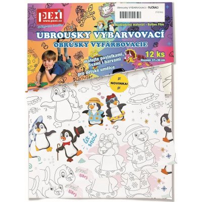 Pexi Vybarvovací ubrousky Tučňáci – Hledejceny.cz
