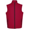 Pánská vesta SOLS softshelová vesta RACE BW MEN 02887162 Pepper red