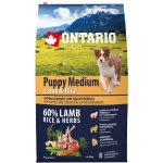 Ontario Puppy Medium Lamb & Rice 6,5 kg – Sleviste.cz