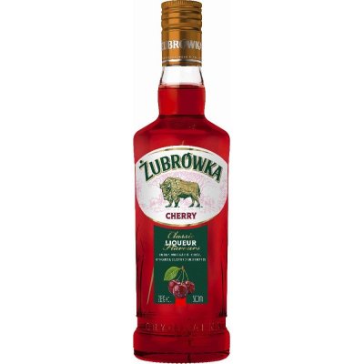 Zubrówka Cherry 28% 0,5 l (holá láhev) – Zbozi.Blesk.cz