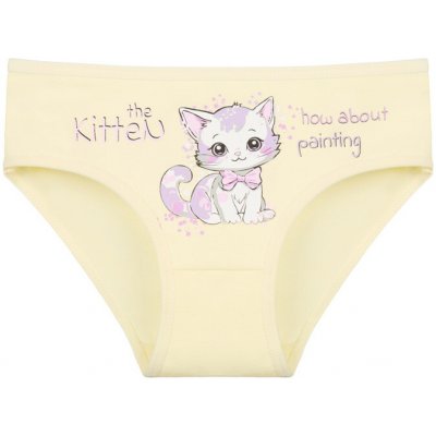 Evona dívčí kalhotky K840 Kotě žlutá – Hledejceny.cz