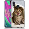 Pouzdro a kryt na mobilní telefon Samsung Pouzdro Head Case Samsung Galaxy A40 KOTĚ V OSUŠCE