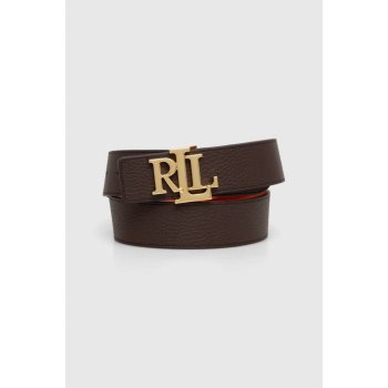 Ralph Lauren Oboustranný kožený pásek Lauren dámský