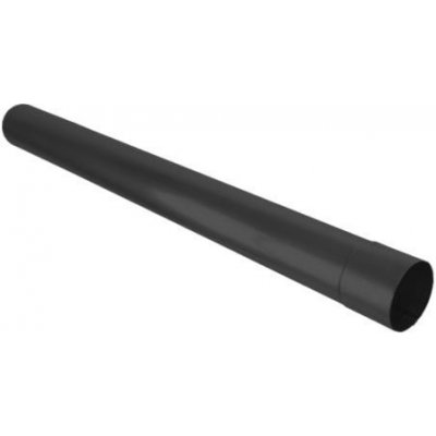 Evromat Okapový svod 100 mm 1 m RAL 9005 černý – Zboží Mobilmania