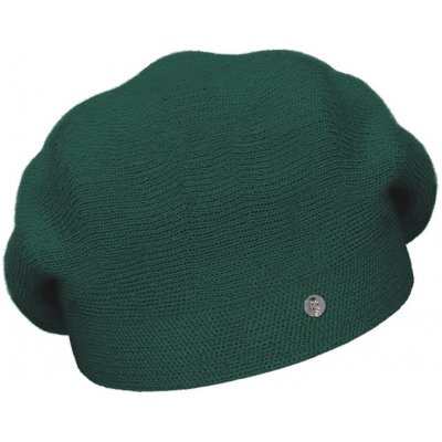 Rabionek dámský vlněný pletený baret Manon tmavě zelený – Hledejceny.cz