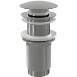 Alcaplast - A395 - Výpust umyvadlová CLICK/CLACK G 5/4" bez přepadu, velká zátka, kov, chrom-lesk – Hledejceny.cz