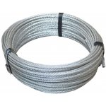 Lano ocelové 8mm TD Seal 114drátů svazek 50m pozink – Zboží Dáma