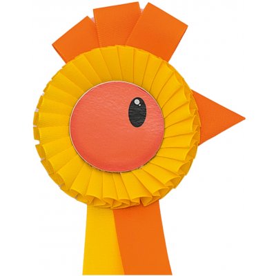 Kokarda jednořadá SLEPIČKA průměr 11 cm – Zbozi.Blesk.cz