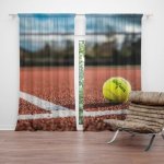 Sablio Závěs Tennis: 2ks 140x250cm – Hledejceny.cz