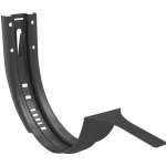 Zambelli Žlabový hák 330 mm čelní montáž RAL 7016 černá antracit – Zboží Mobilmania