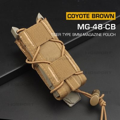 Wosport Tiger Molle na 9mm pistolové zásobníky coyote – Zboží Dáma