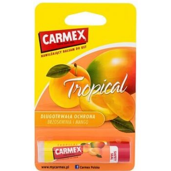 Carmex Tropical hydratační balzám na rty v tyčince (Peach and Mango) 4,25 g