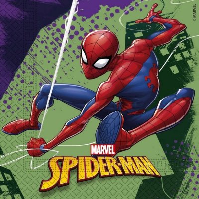 Godan papírové ubrousky Spiderman 33x33cm – Zboží Mobilmania