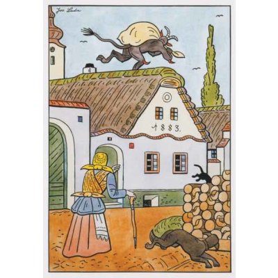 Pohlednice J. Lada - Nezbedné pohádky – Zboží Mobilmania